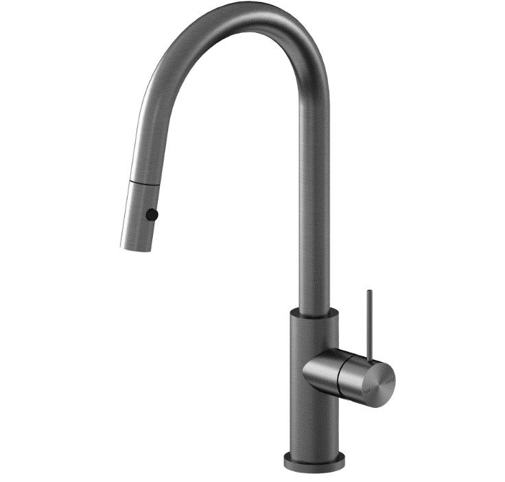 Nero Mecca Pull Out Sink Mixer With Vegie Spray Function Matte White