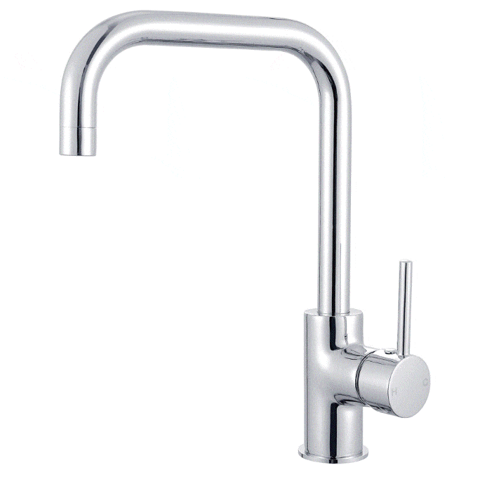 Nero Dolce Kitchen Mixer Square Shape Chrome