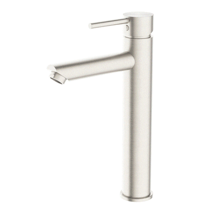 Nero Dolce Tall Basin Mixer Brushed Nickel