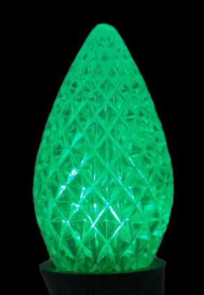 C7 LED Christmas Light Bulbs - Green (Box of 25) – Elite Holiday Decor