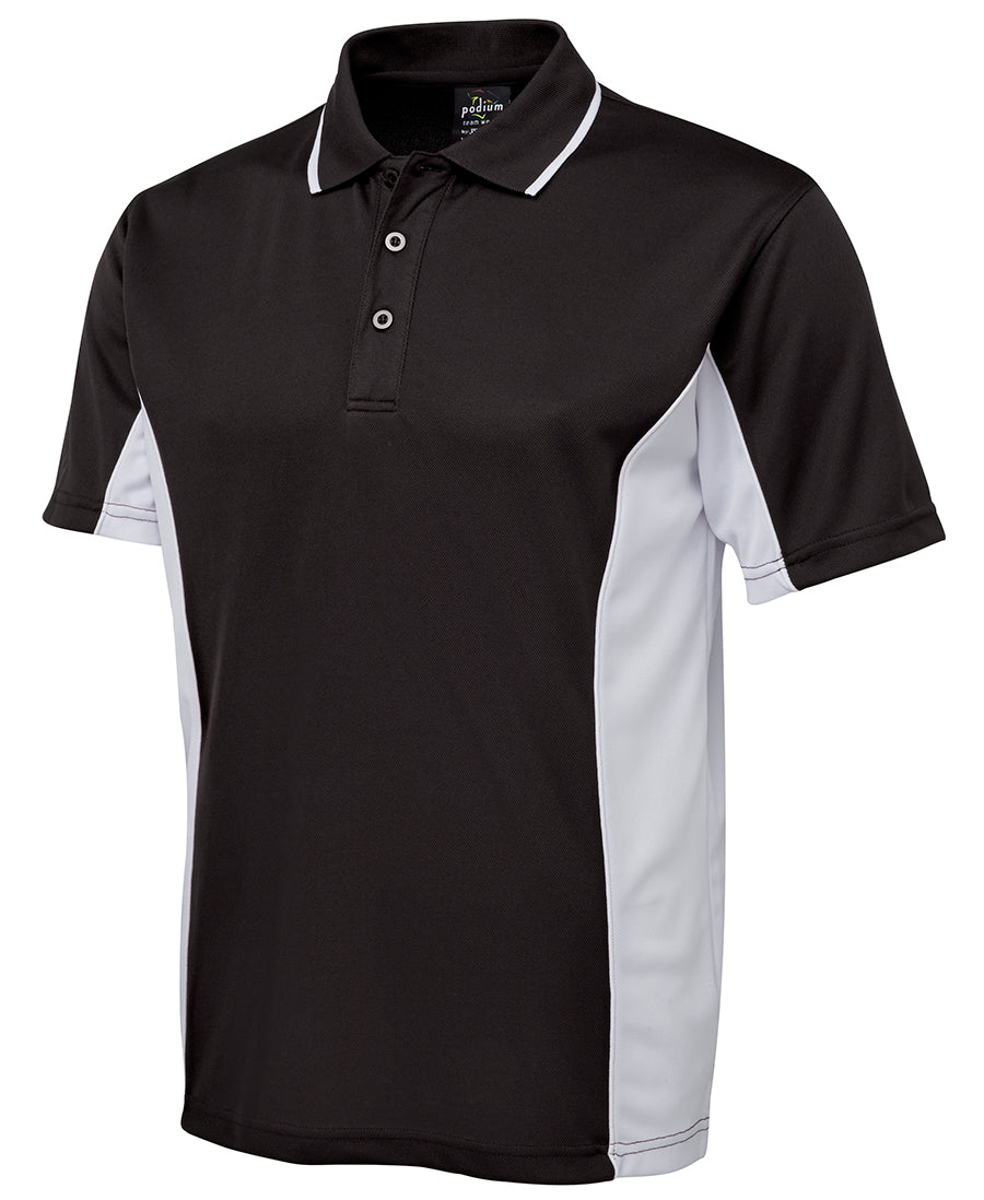 black uniform polo shirt