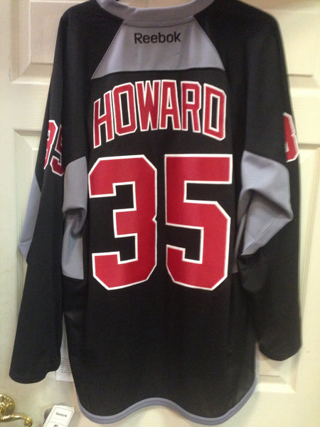 detroit red wings black practice jersey