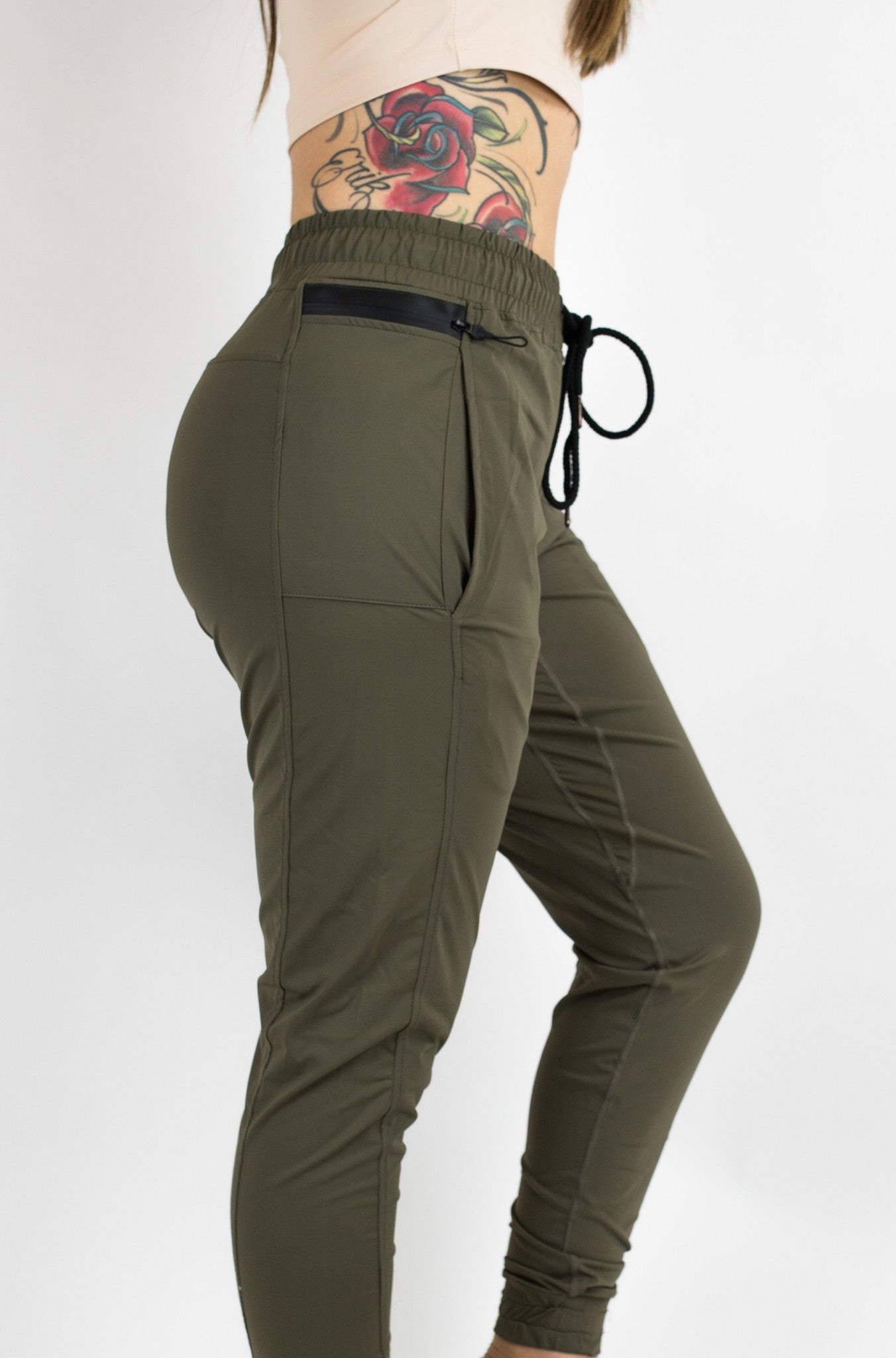 olive joggers