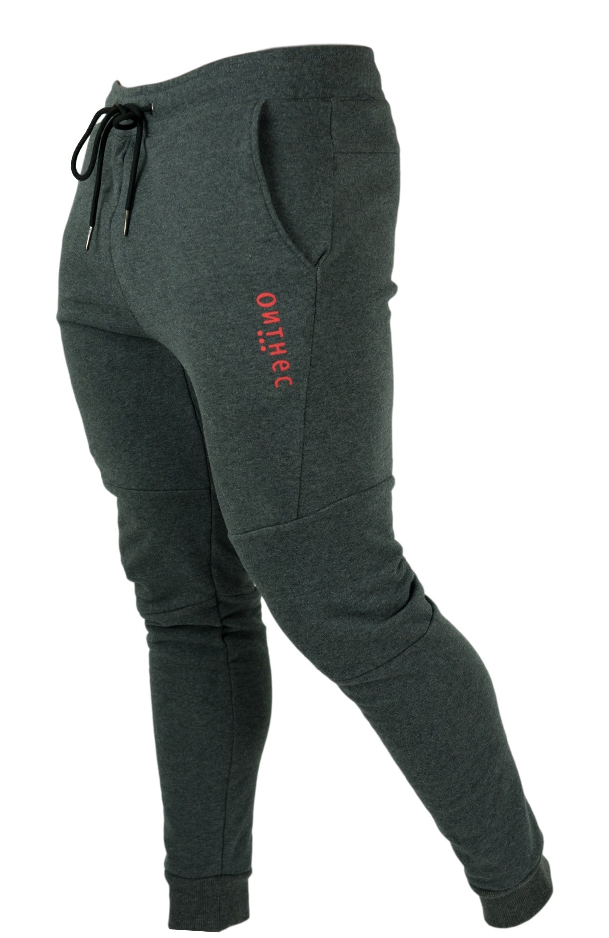 grey tech fleece joggers