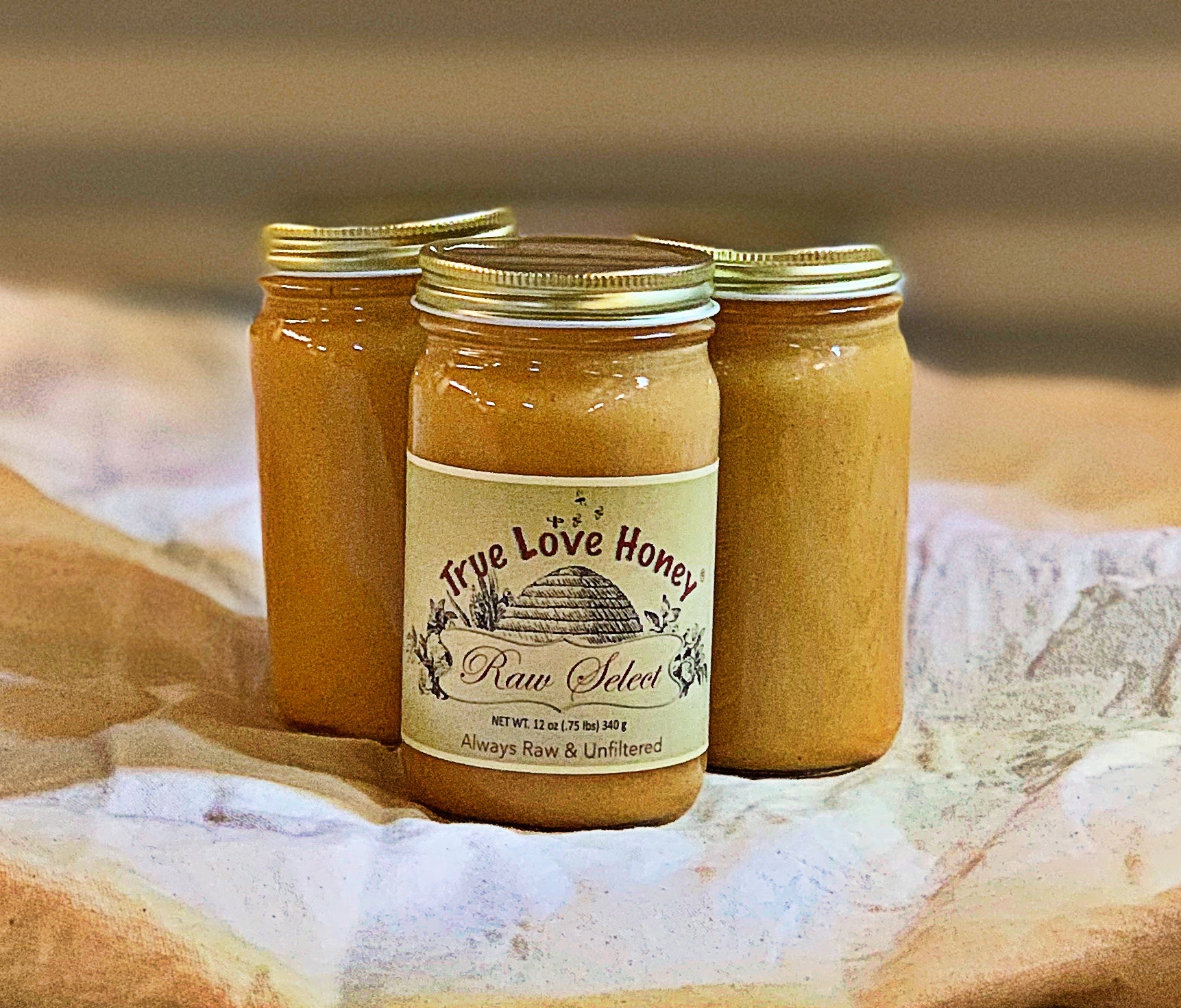 Peanut Butter Creamed Honey (Three 8oz jars) – True Love Honey