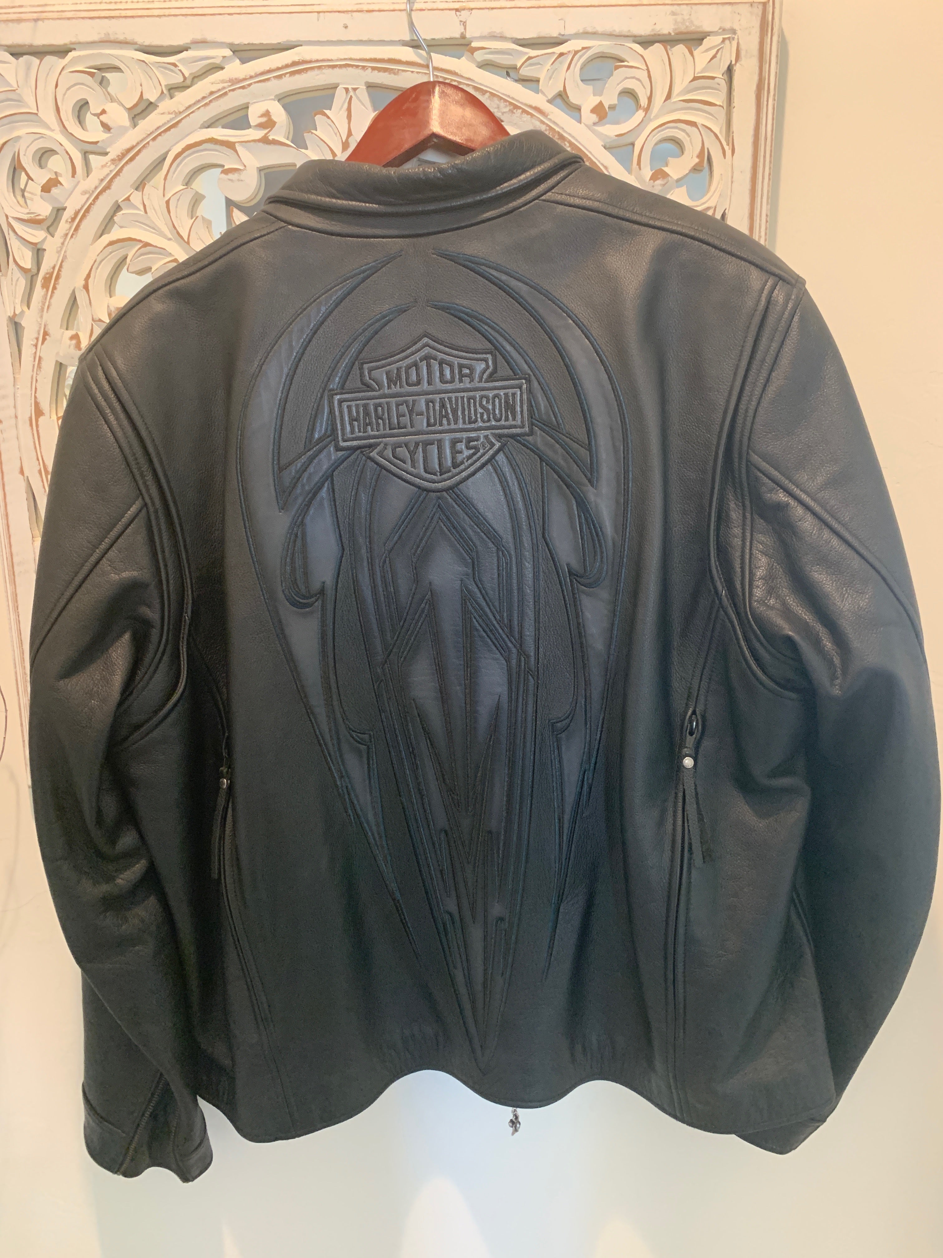 Harley Davidson Men’s METAL WARRIOR Leather Jacket 97182-10VM XL Black ...