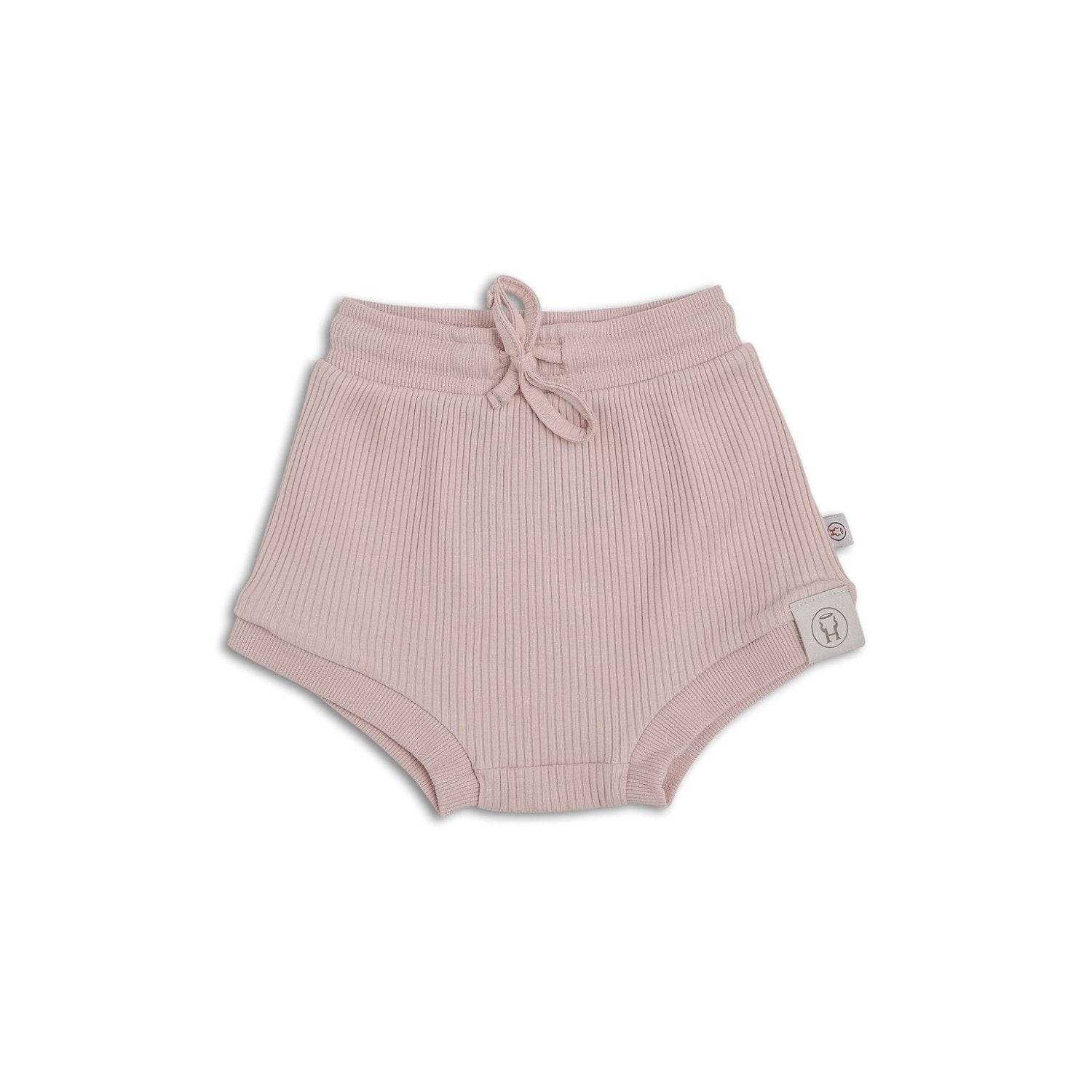 Image of Shorties - Organic Ribbed Cotton - Peony