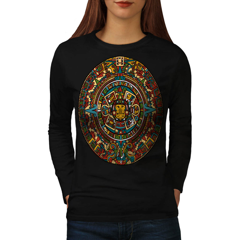Aztec Traditional Womens Long Sleeve T-Shirt