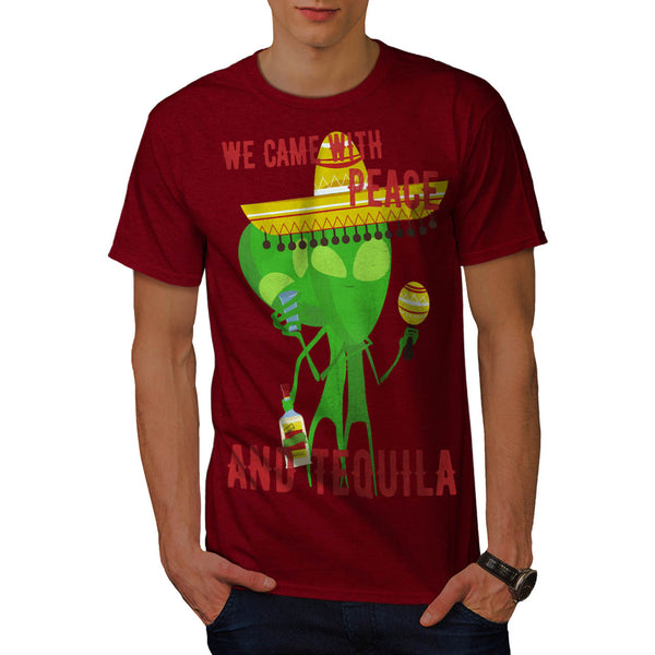 Peace And Tequila Mens T-Shirt