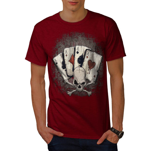 Ace Playing Cards Mens T-Shirt