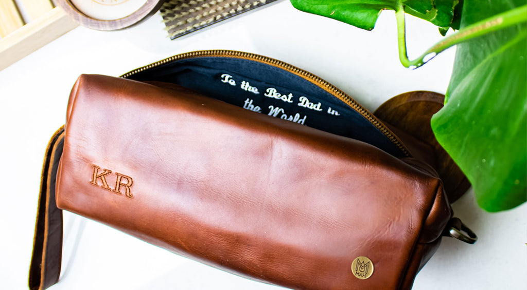personalised leather gifts for him