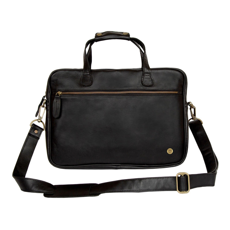 lightweight leather laptop bag