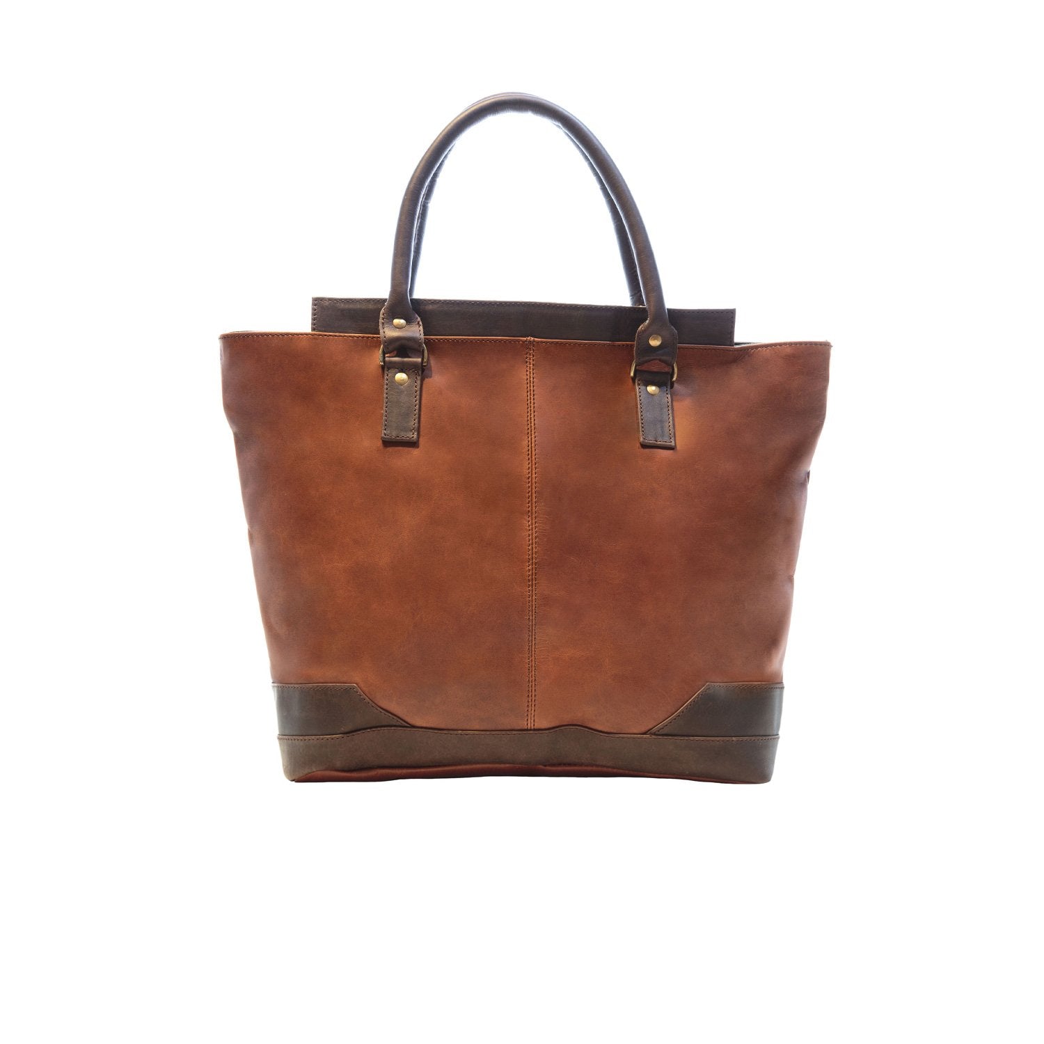 Brown Leather Tote Bag For College, Work, and Play | The Florence Tote ...