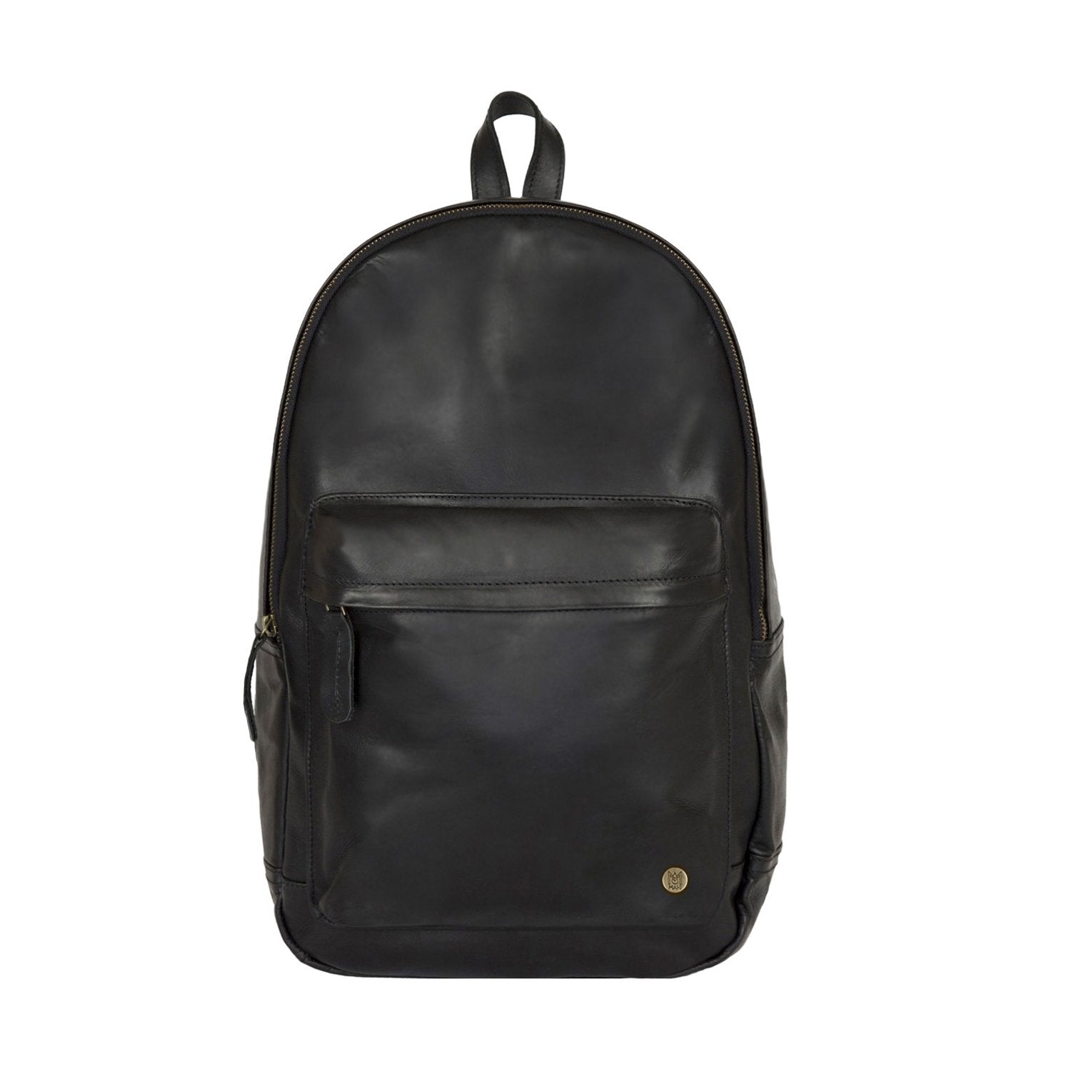 Minimalist Classic Backpack Black With Bag Charm For School