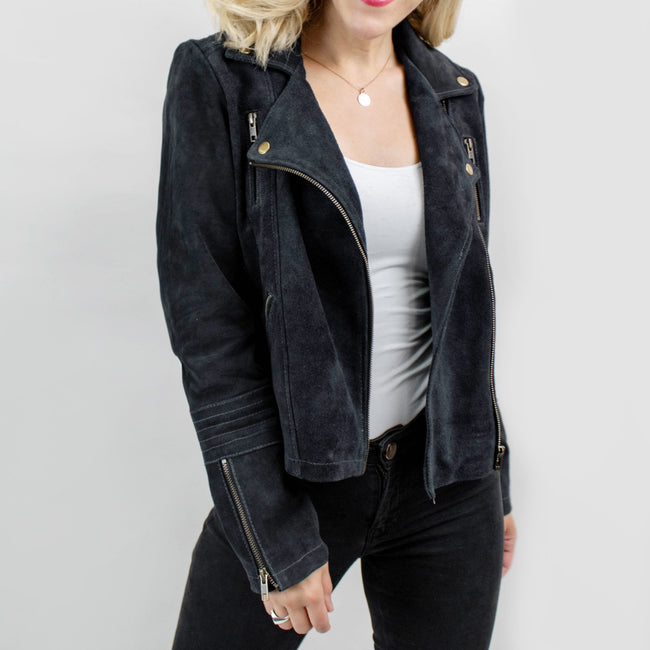 ALLSAINTS Cora Leather Moto Jacket | Bloomingdale's