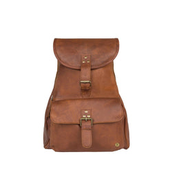 personalised leather backpack