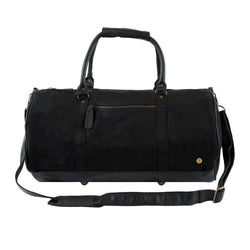 canvas leather duffle bag