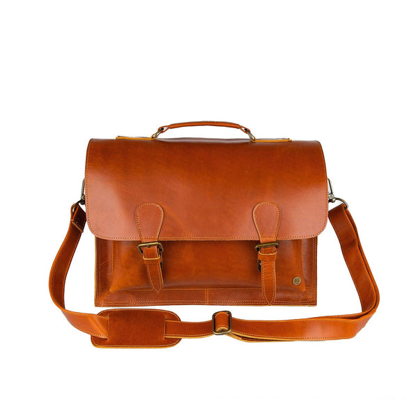 Leather Satchels & Messenger Bags - Personalized For Him or For