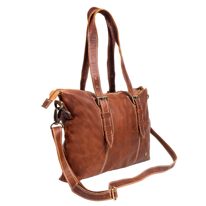 The MAHI Victoria Tote Handbag in Vintage Brown Leather – MAHI Leather