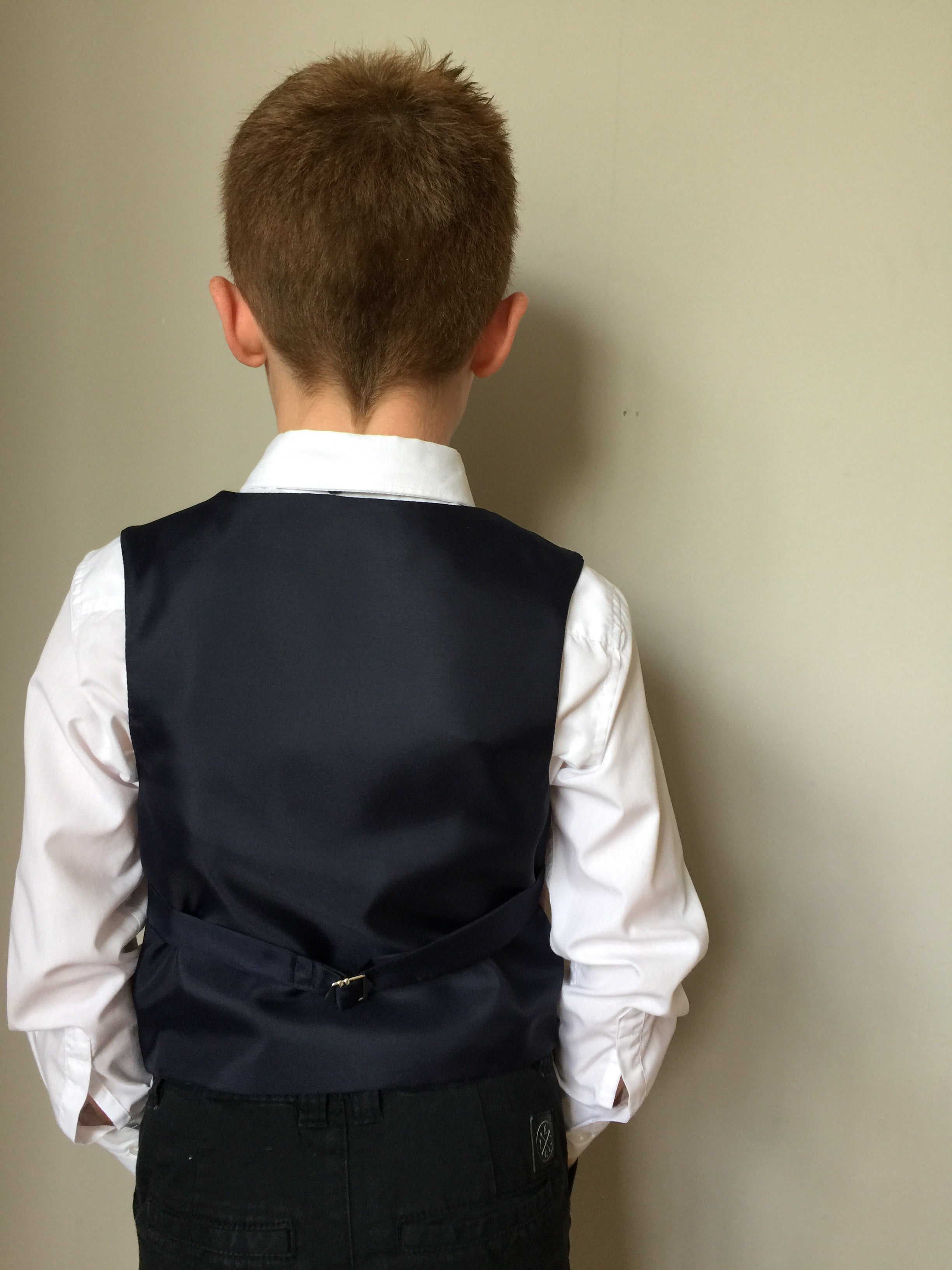 boys pink waistcoat