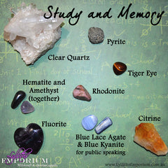 Crystals for Study and Memory