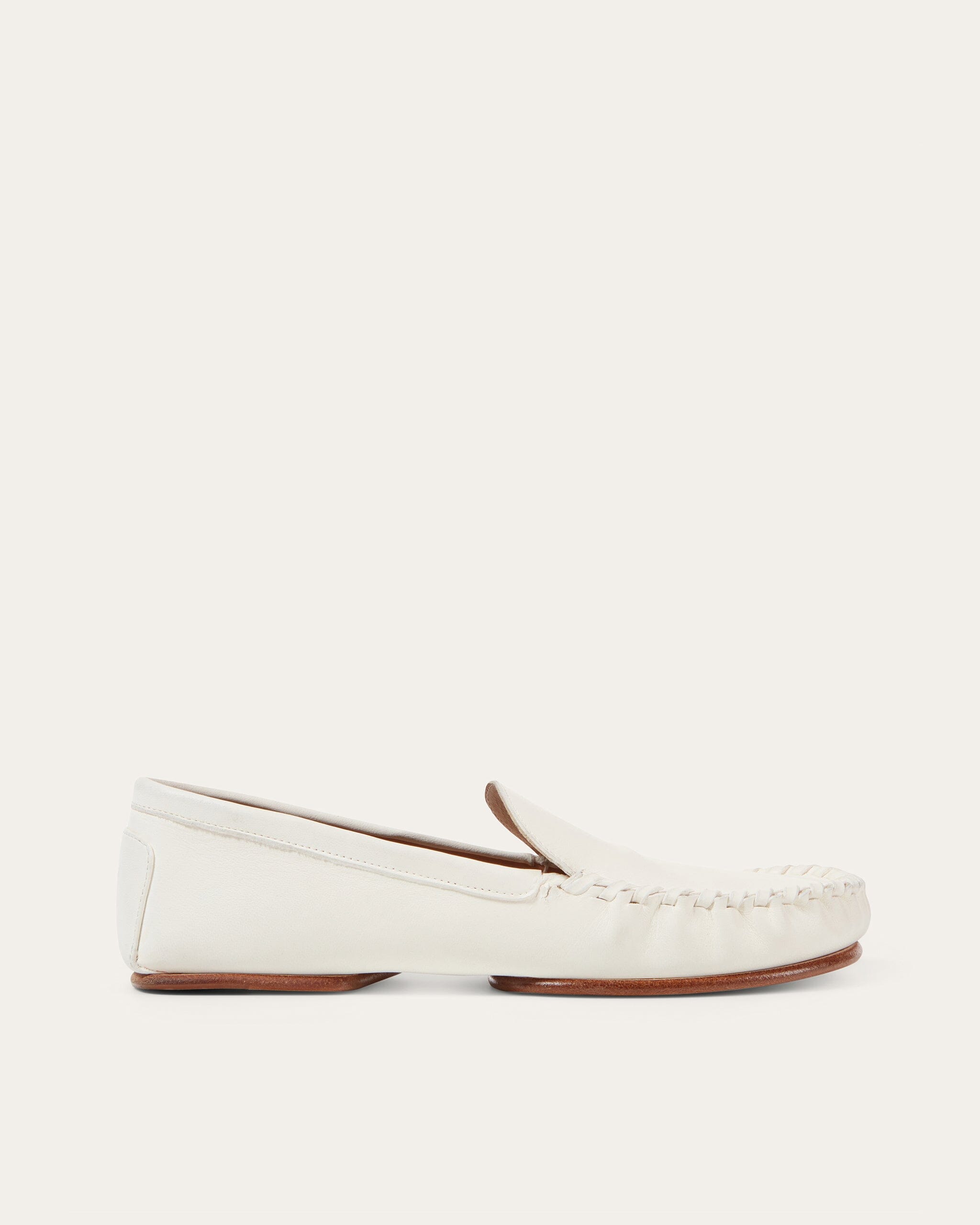 Image of Driver Loafer, White