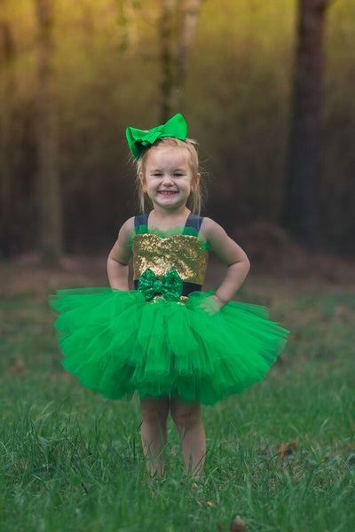 St. Patrick’s Day Tutu, Girls Leprechaun Tutu Costume, Irish Tutu Dres