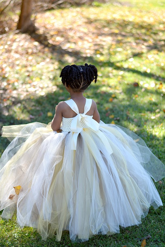 flower girl dresses with sunflowers