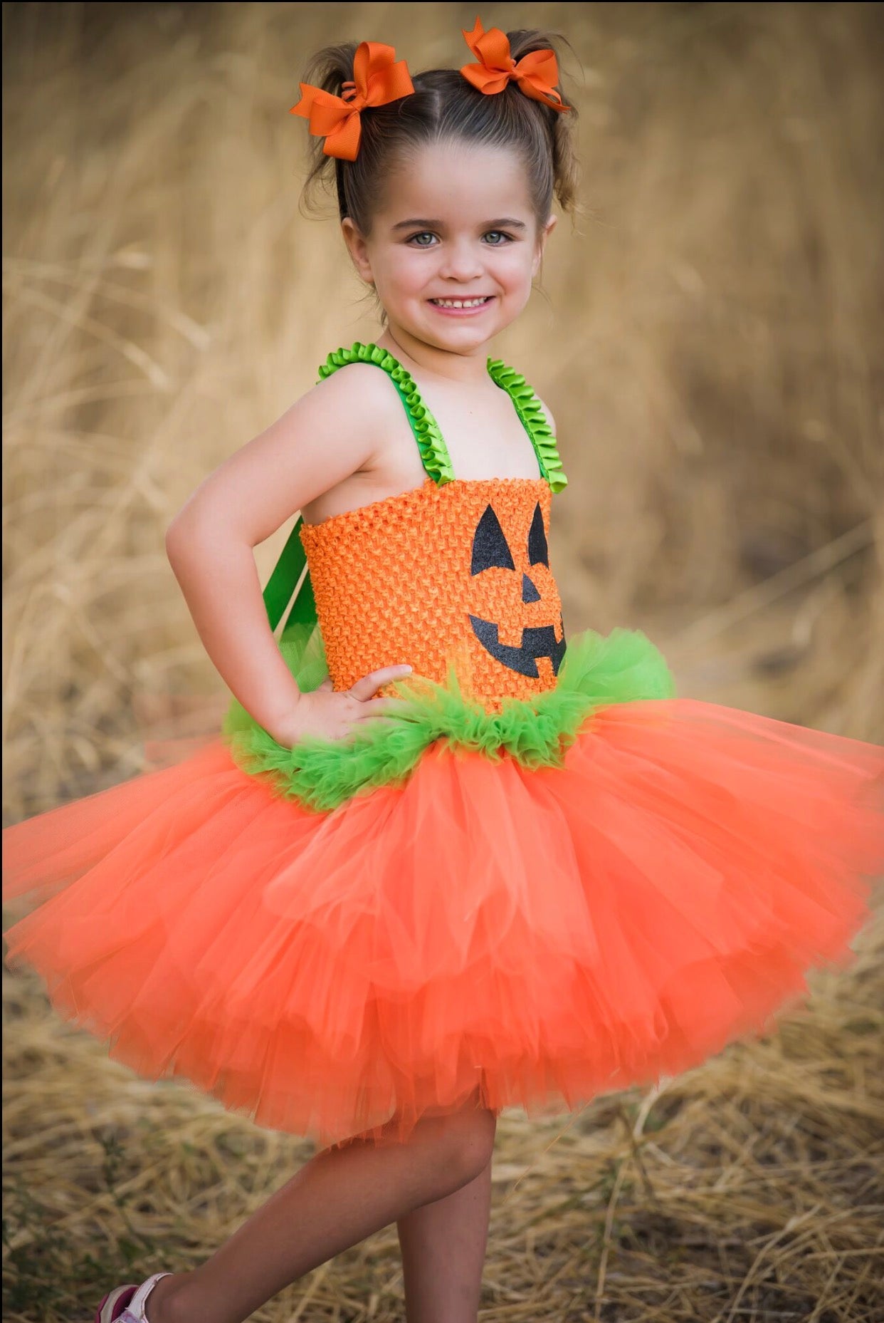 Pumpkin Tutu, Girls Pumpkin Costume, Pumpkin Dress, Pumpkin Halloween ...