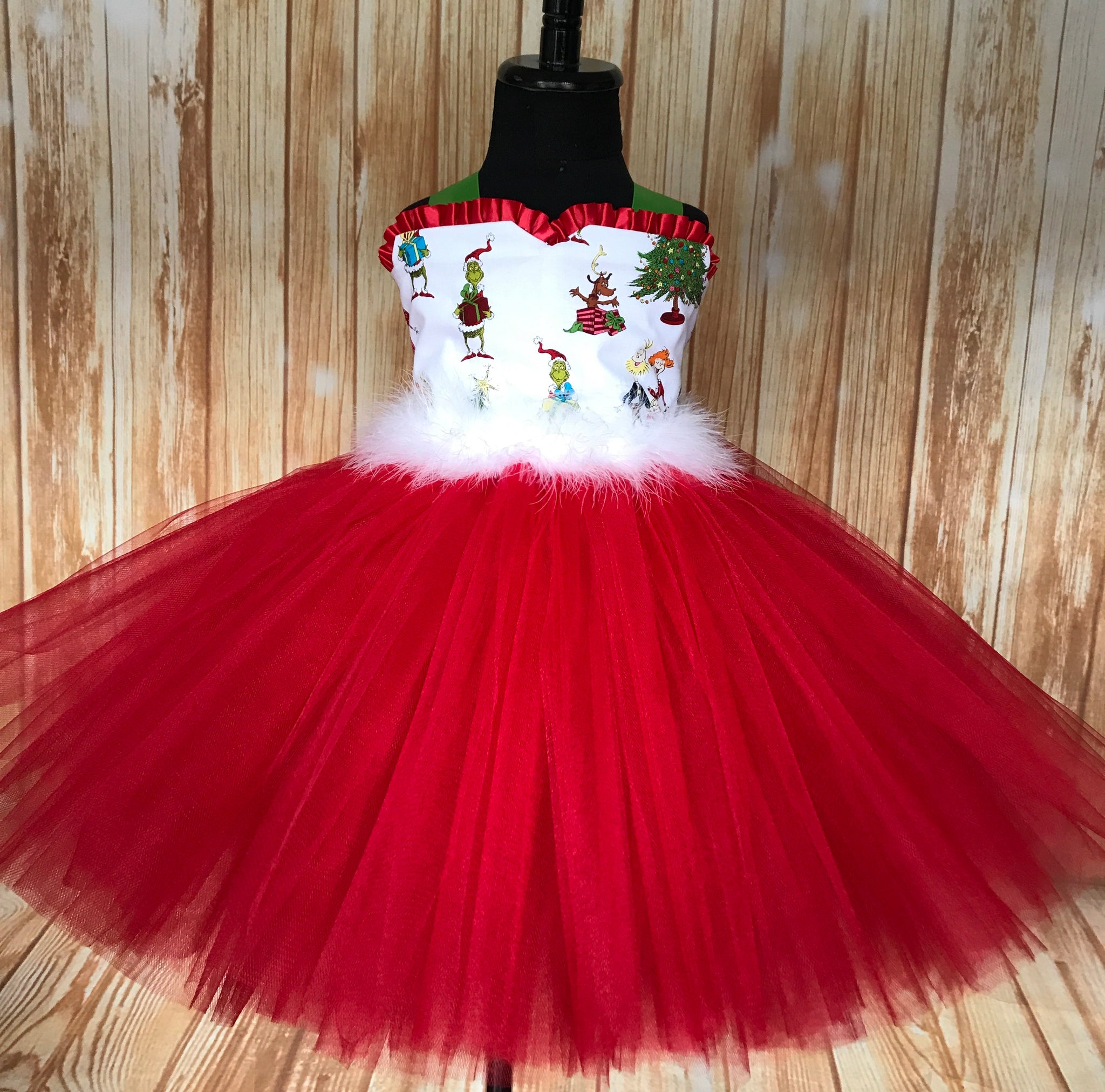 girls grinch dress