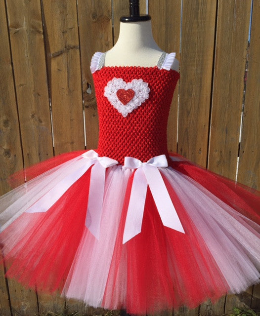 Valentines Day Tutu Dress, Valentine's Day Tutu Dress | Little Ladybug ...