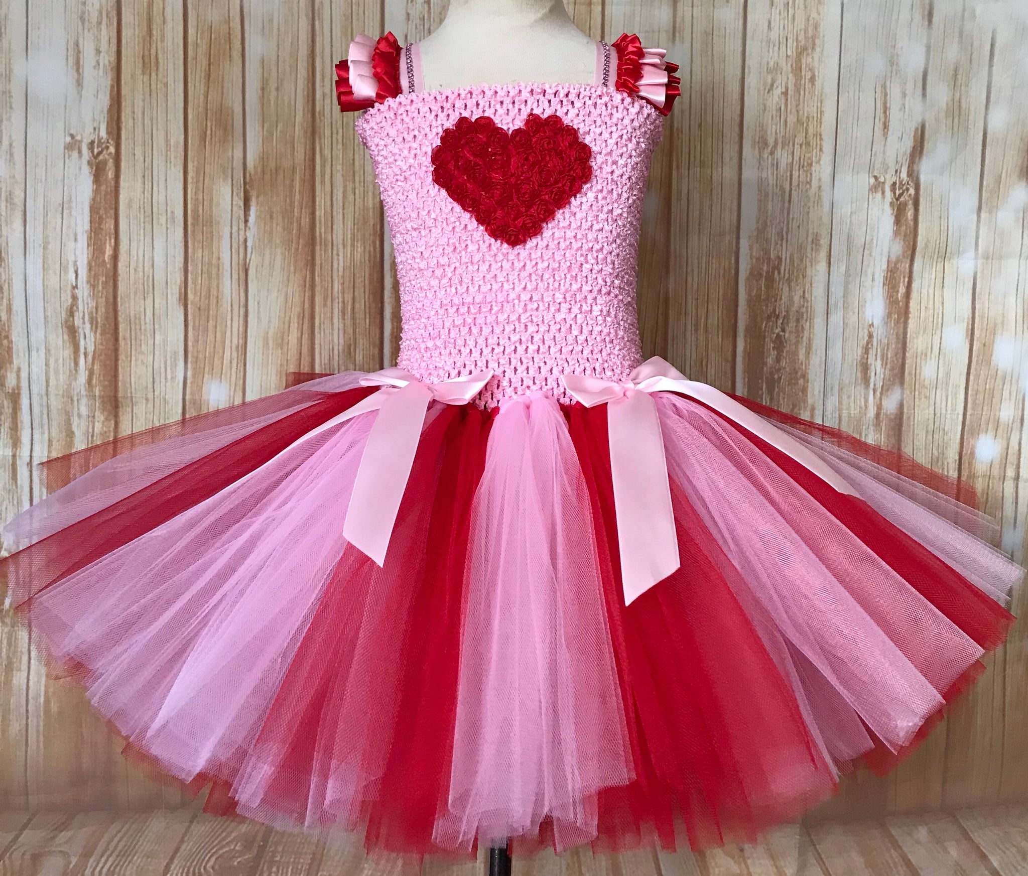 Valentines Day Tutu Dress, Valentine's Day Tutu Dress | Little Ladybug ...