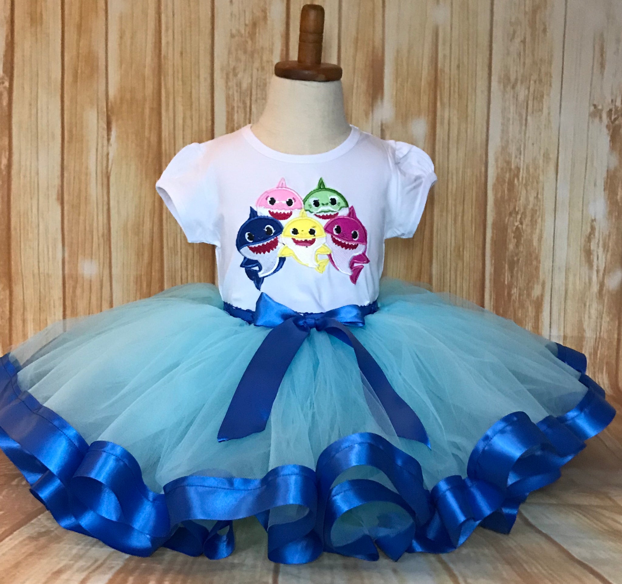 baby shark party dress