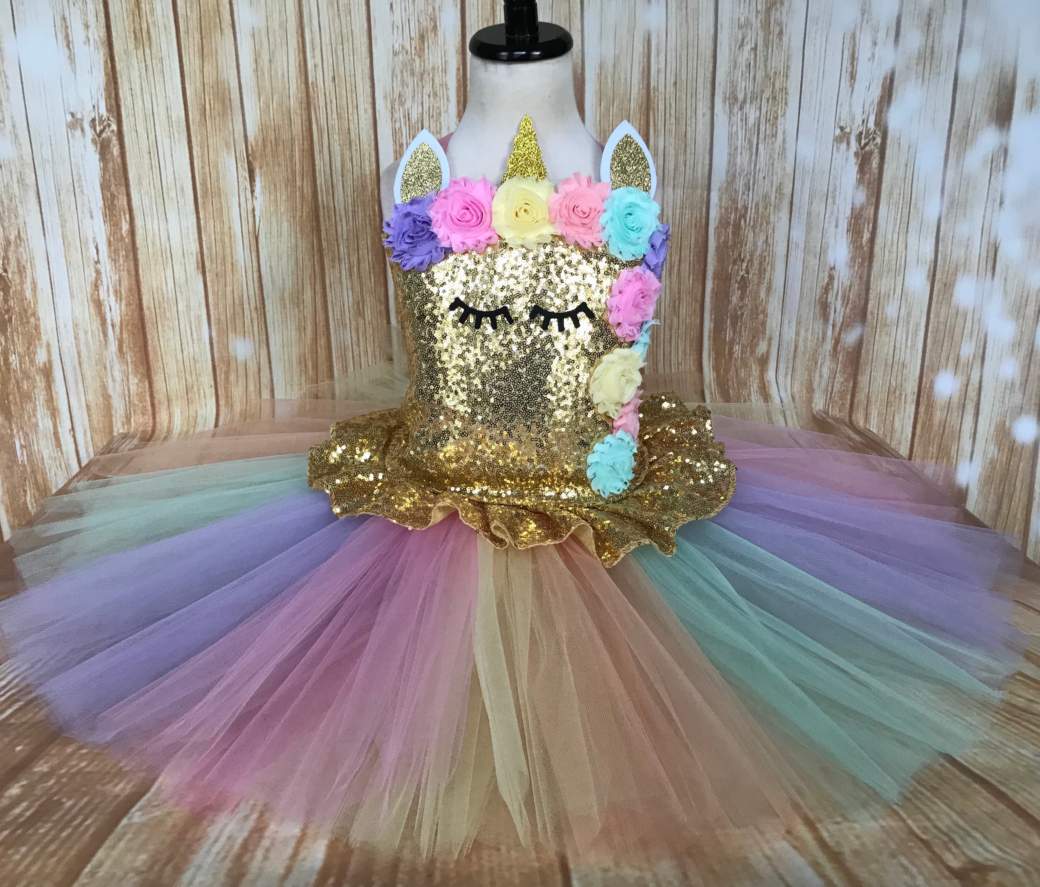 unicorn birthday outfit 3 year old
