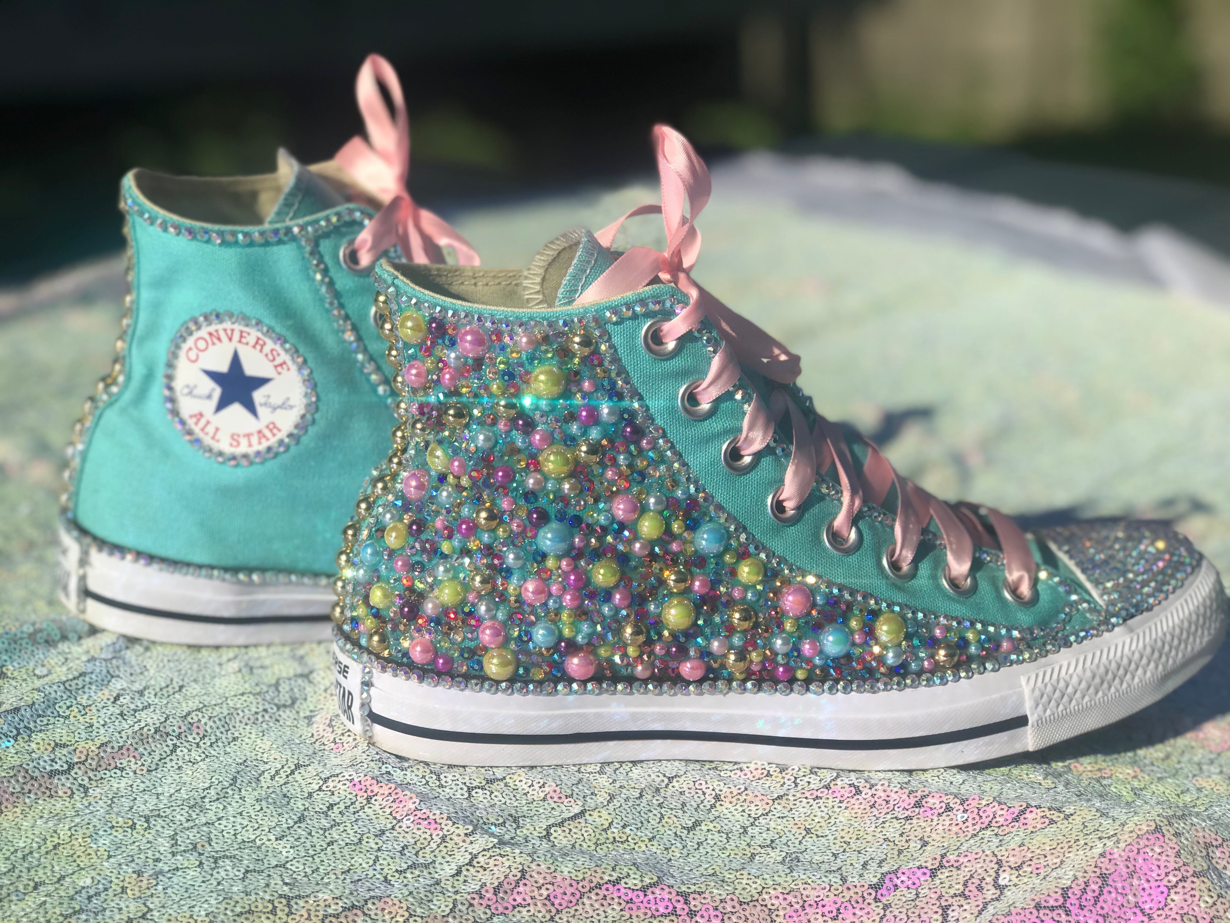 rhinestone converse for toddlers