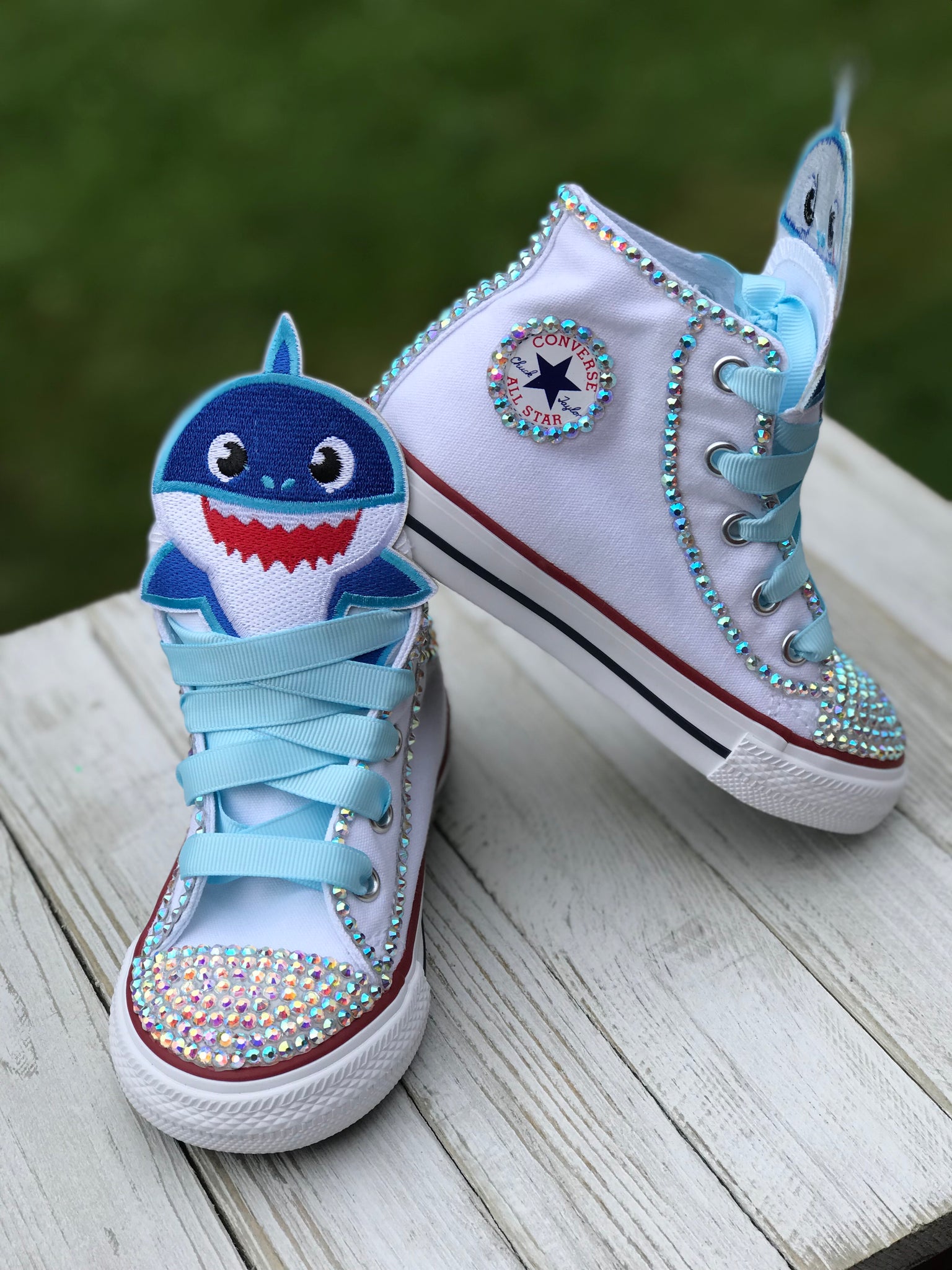 Baby Shark Sneakers, Big Kids Shoe Size 3-6, Blue Baby Shark | Little ...