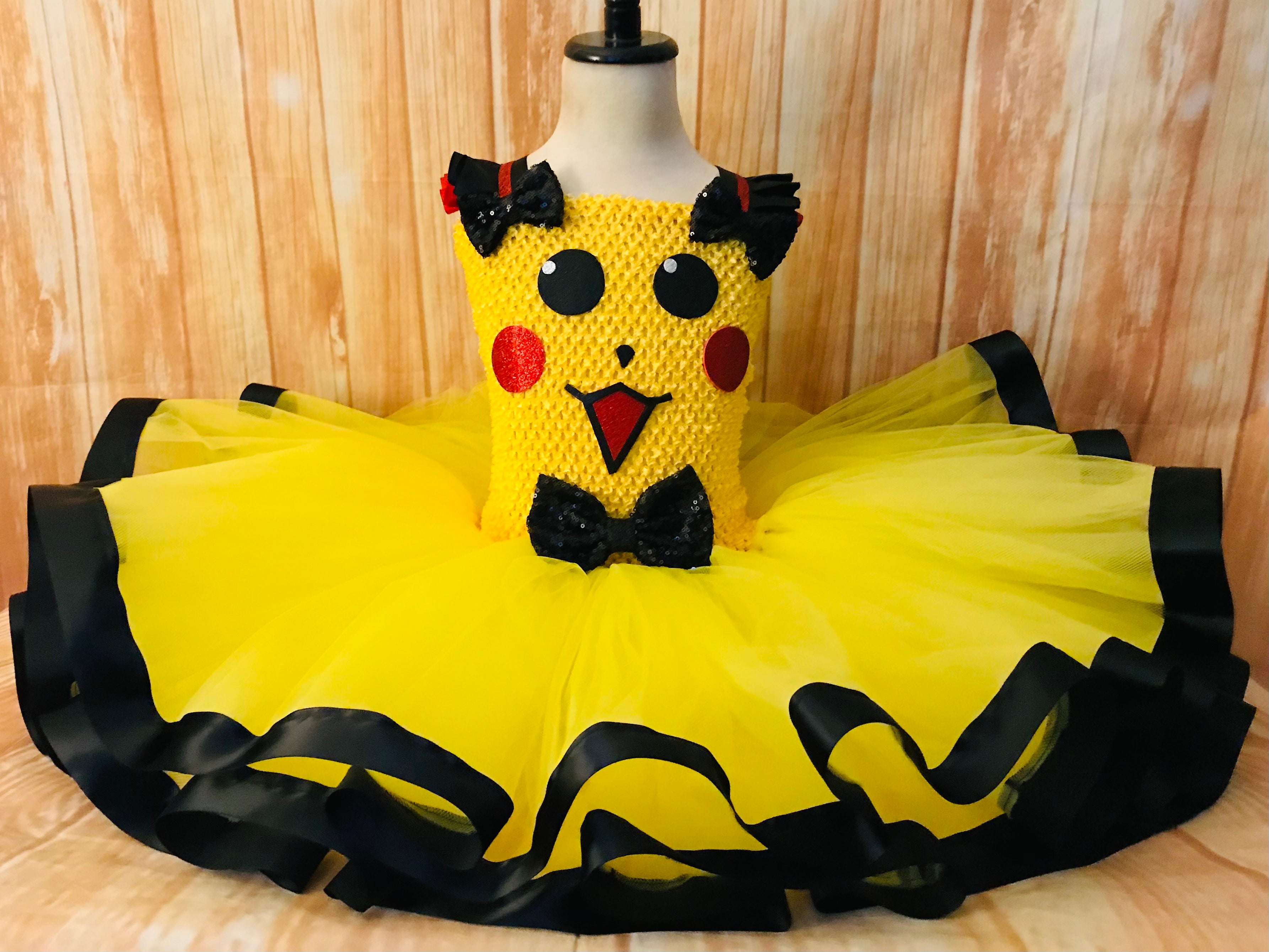 schuur Geboorte geven Onmogelijk Pokémon Pikachu Tutu, Pokémon Pikachu Halloween Costume | Little Ladybug  Tutus