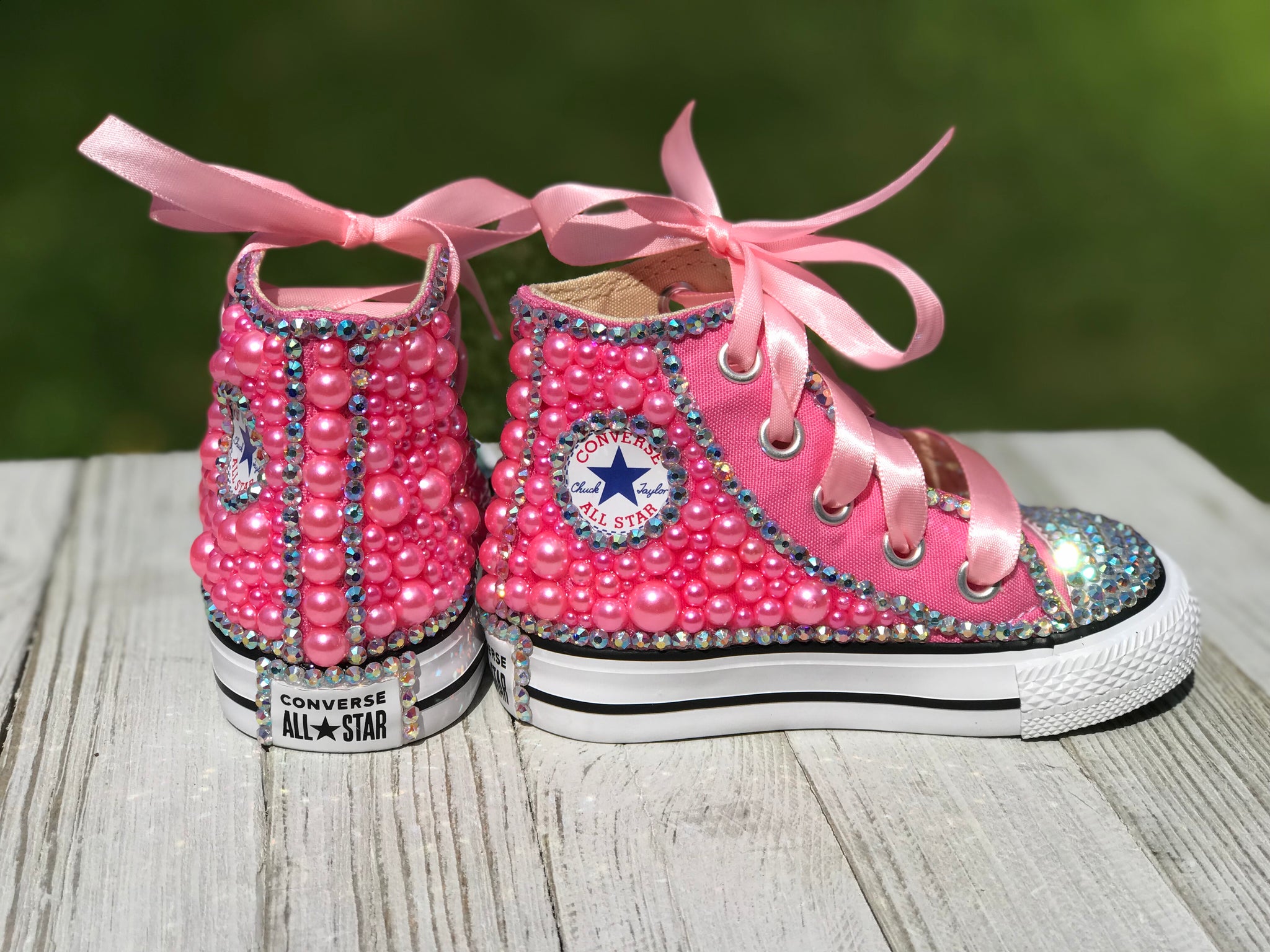 bedazzled converse sneakers