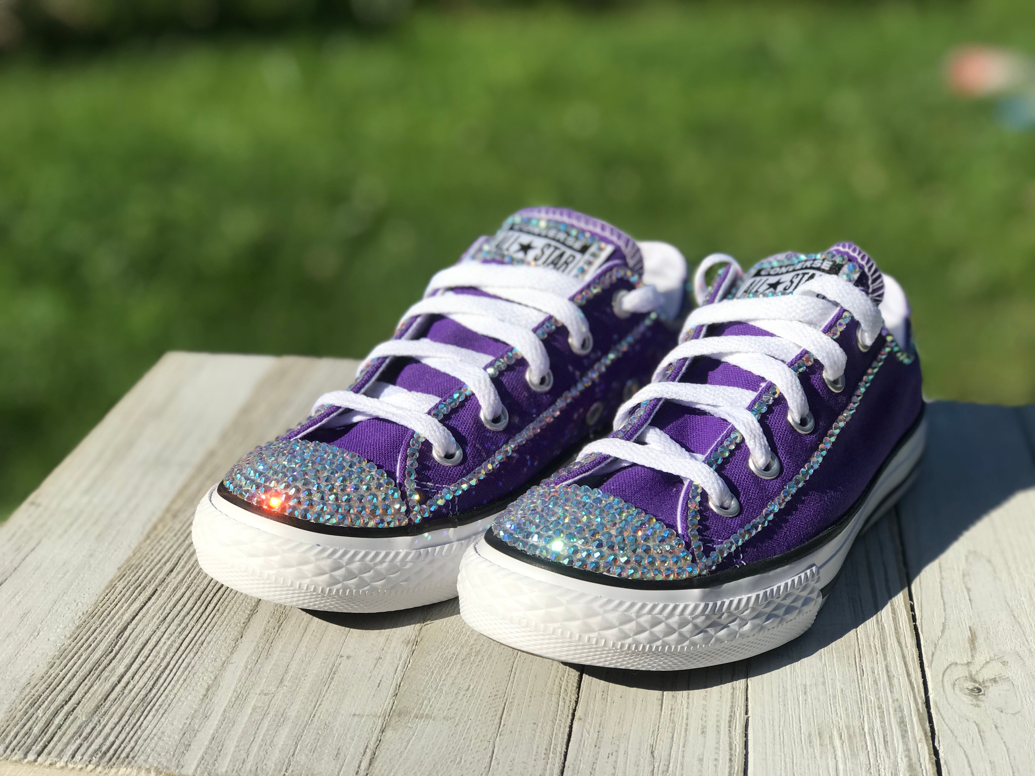 purple converse size 10