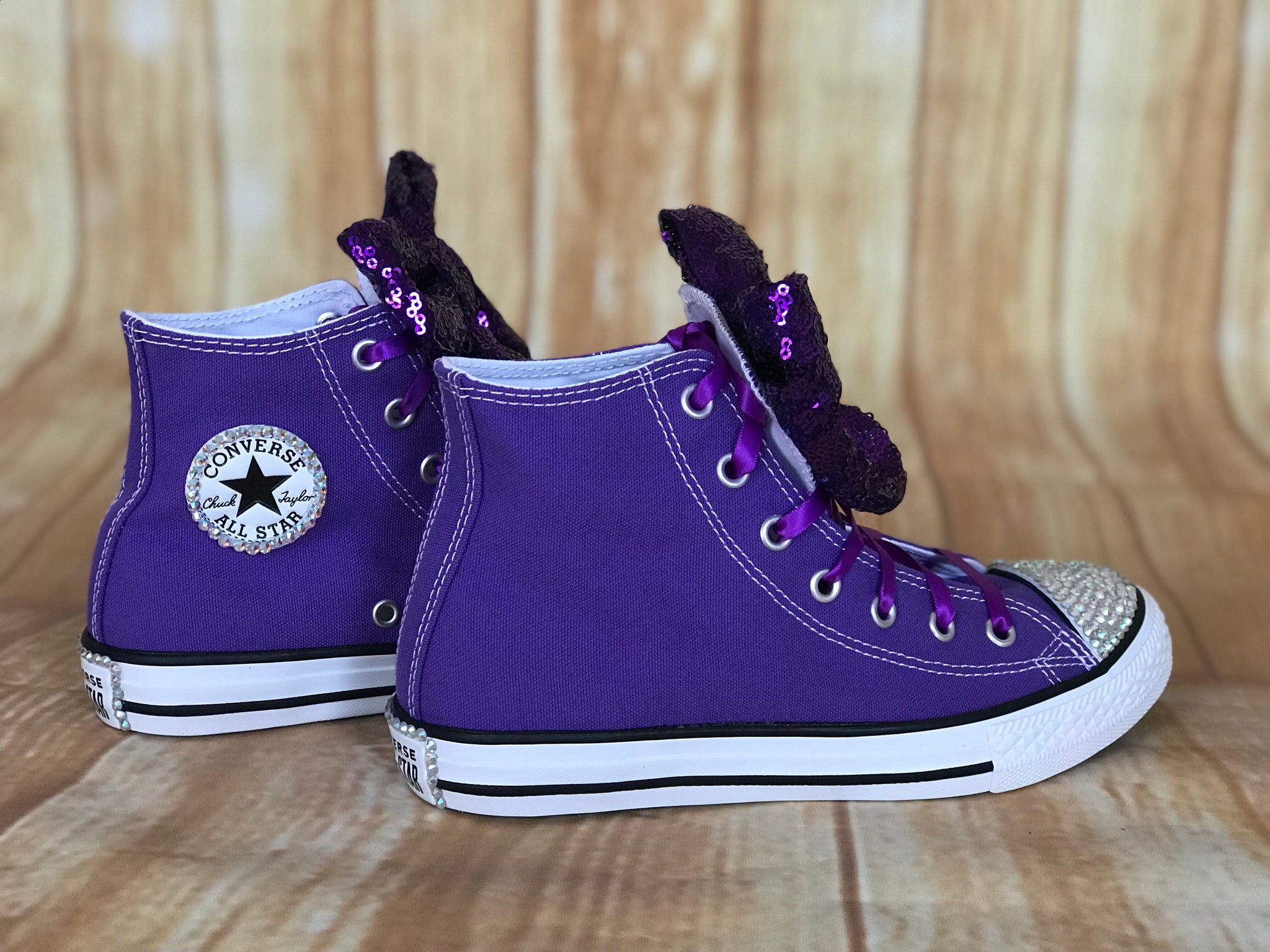 purple converse size 9