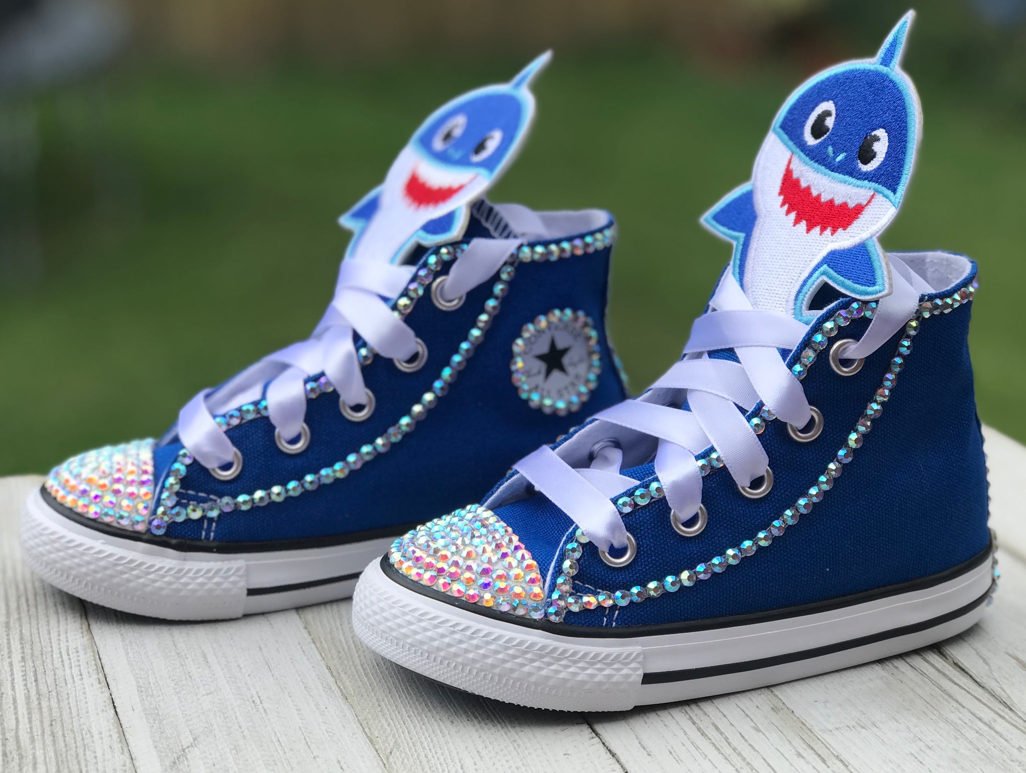 Baby Shark Shoes, Baby Shark Converse Sneakers, Little Kids Size 10C-2Y ...