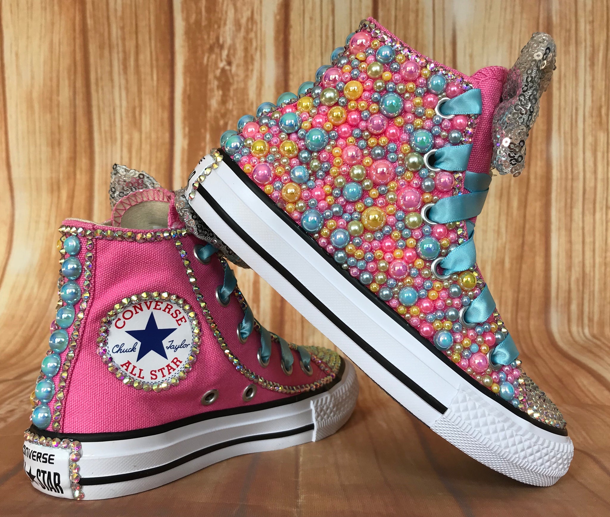 Girls Custom Converse Sneakers | Little Ladybug Tutus