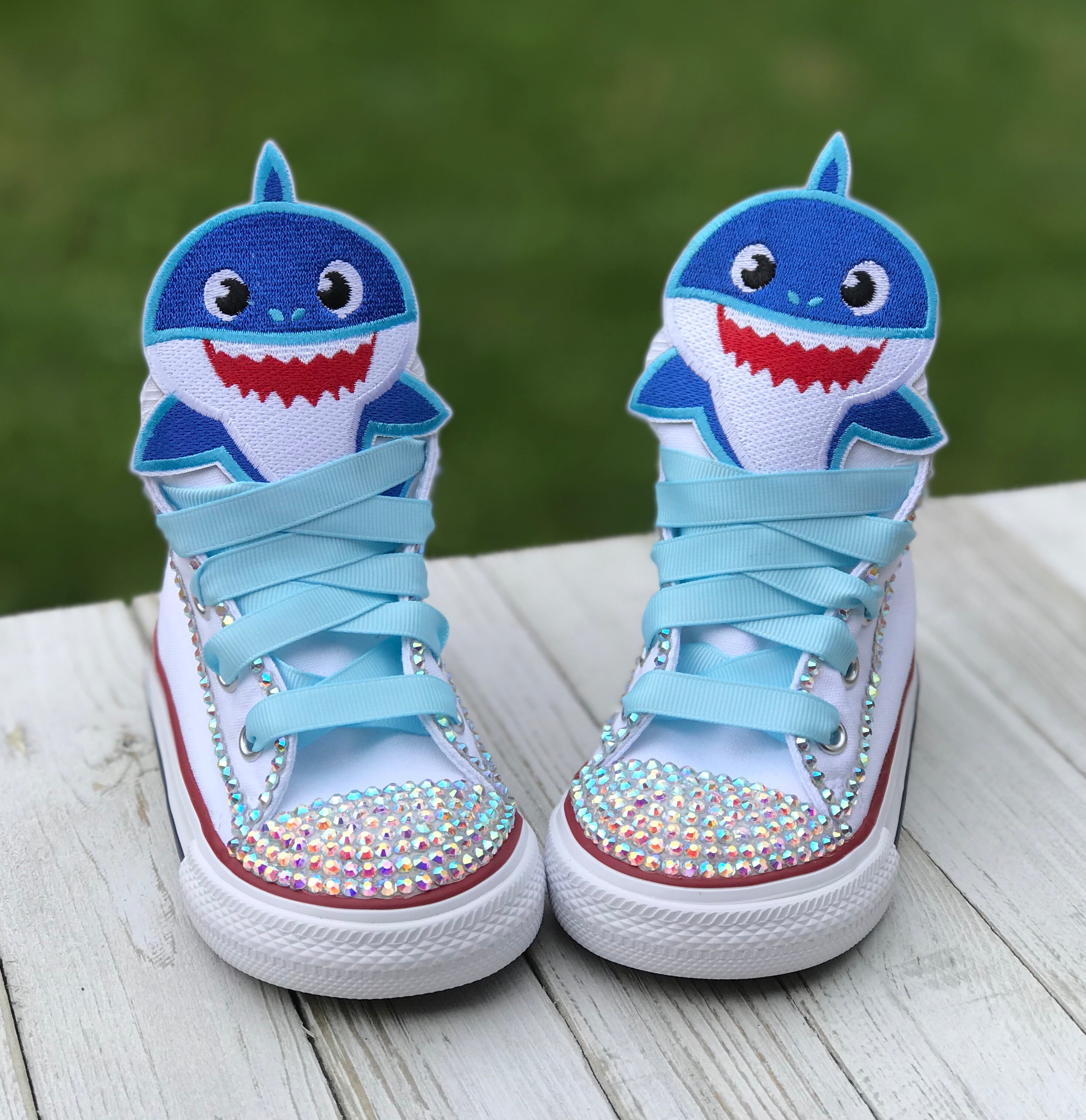 baby shark converse shoes