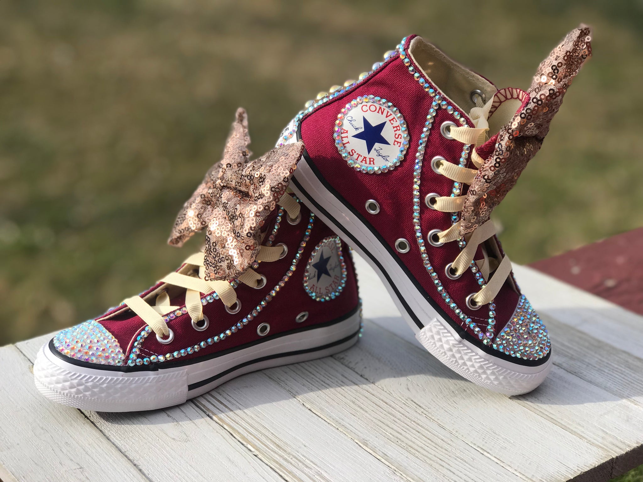 infant burgundy converse