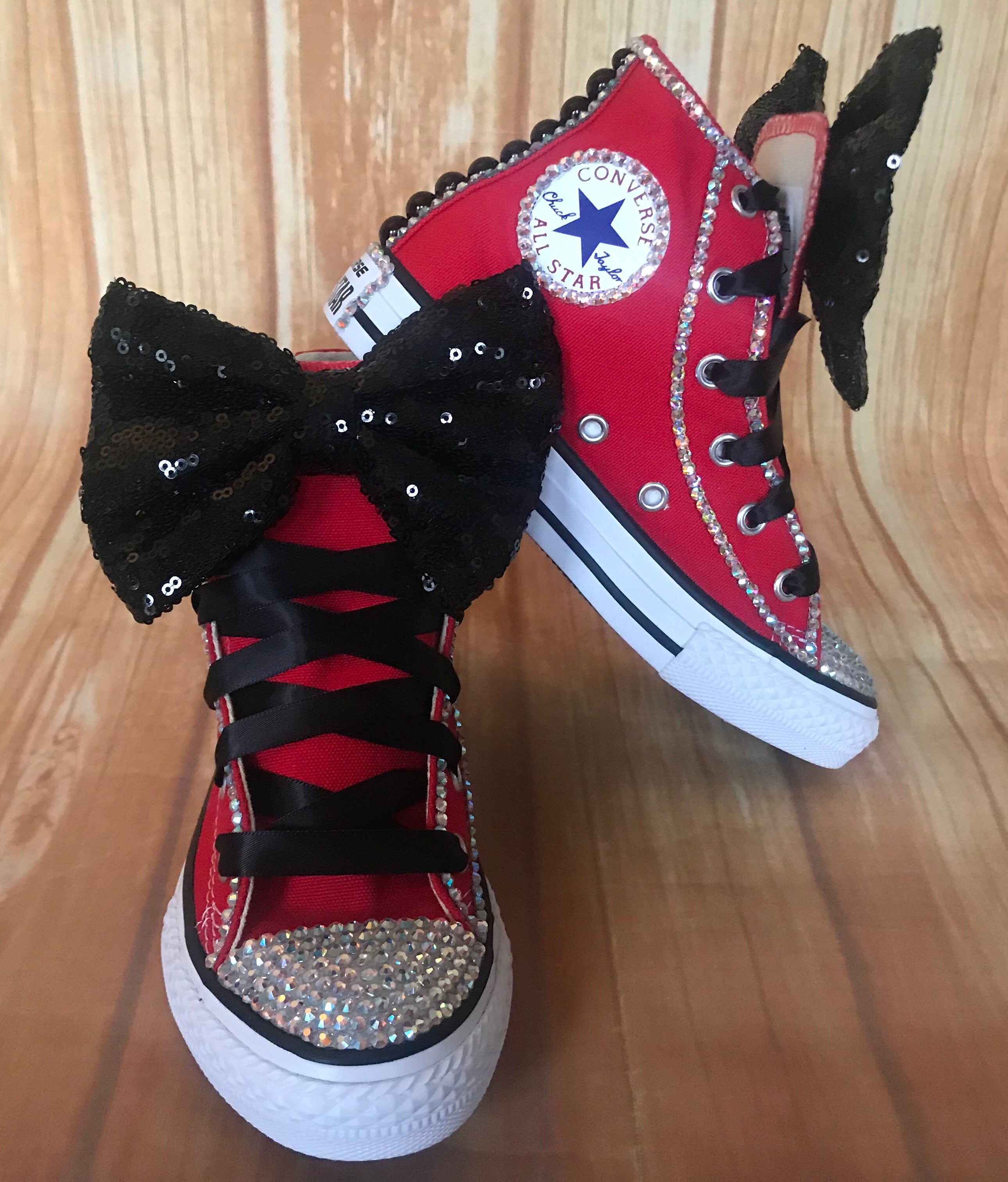 red converse youth size 2