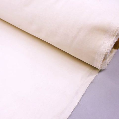 100% Cotton Ivory Velveteen Fabric