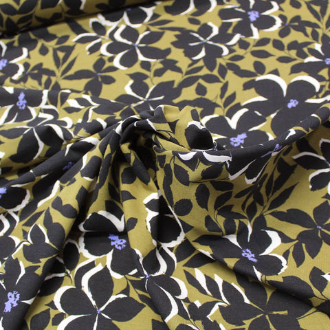 Stretch Jersey Fabric Spotted Printed 55 Wide Sold By Metre