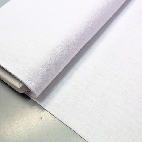 White cotton, white fabric by the yard, solid white material for Quilting  dressmaking Craft Project Sewing