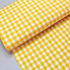 Summer Dressmaking top yellow gingham