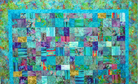 Batik Inspired Quilting by Lea Louise